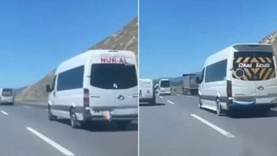 Erdoğan’ın katılacağı şölene gidiyorlardı. AKP konvoyunda plakalar kapatıldı
