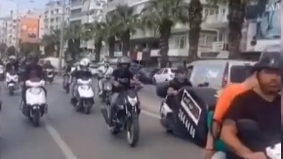 Motokuryeler akaryakıt zamlarına böyle isyan etti