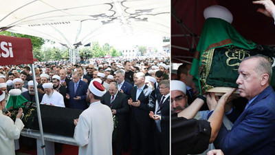 Cumhurbaşkanı Erdoğan Mahmut Ustaosmanoğlu'nun cenazesine katıldı