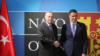 Cumhurbaşkanı Erdoğan, İspanya Başbakanı Sanchez görüştü