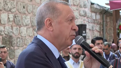 Erdoğan, Göksel Gümüşdağ'ın annesinin cenaze töreninde konuştu