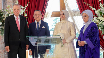 Cumhurbaşkanı Yardımcısı Fuat Oktay ile Cumhurbaşkanı Danışmanı Hümeyra Şahin evlendi