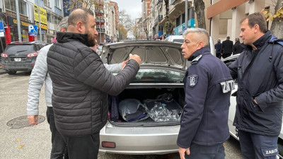 Bilecik'te seyyar satıcı ve dilenci operasyonu