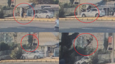 Otomobilin çarptığı yaya havada takla atarak metrelerce ileriye sürüklendi