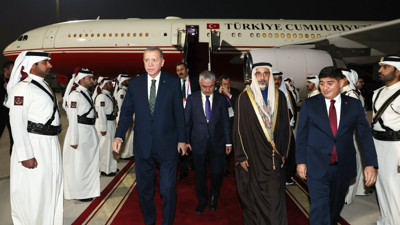 Cumhurbaşkanı Erdoğan Katar’da