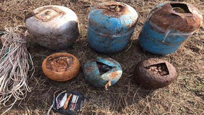 Tunceli'de teröristlerce araziye tuzaklanan 6 EYP imha edildi