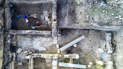 General İllus’un hamam saray kompleksi bulundu