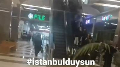 İstanbul'daki AVM'de acil durum çağrısı. 'Binayı boşaltın'