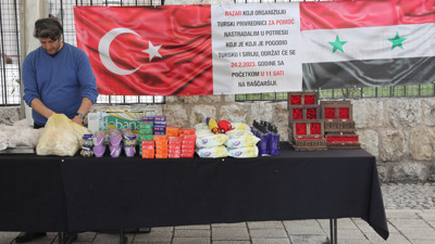 Sırbistan ve Bosna Hersek'ten depremzedeler için yardım tırları gönderildi