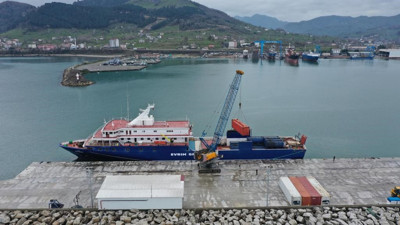 Ünye Limanı'nda ticaret hareketlendi