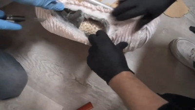Çeyiz sandığından uyuşturucu çıktı
