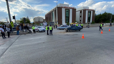 Konya’da otomobil ve motosiklet çarpıştı: 2 yaralı