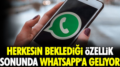 Herkesin beklediği özellik sonunda WhatsApp'a geliyor