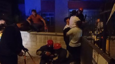 Çocuğun bacağına demir ok gibi saplandı