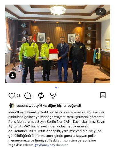 Yağmur altında şefkat nöbeti: Şemsiyeli polise teşekkür yağdı - Resim : 3