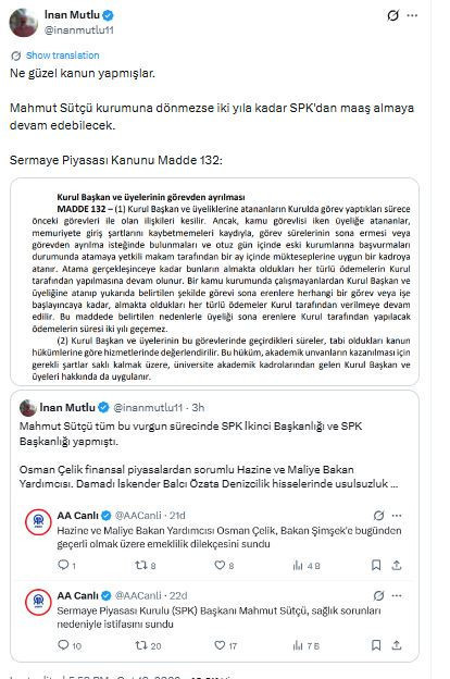 Ekonomistlerden SPK istifasına ilk yorum: Görünmez olmaya çalışıyorlar - Resim : 4
