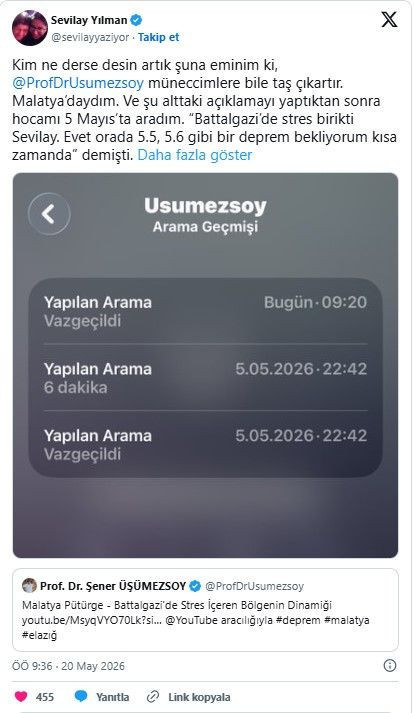 Deprem uzmanı Şener Üşümezsoy'un açıklamaları gündem oldu: Malatya'yı önceden uyarmış - Resim: 3