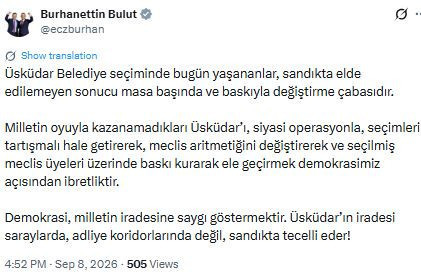 Üsküdar Belediyesi AK Parti'ye geçti: Siyasilerden tepki yağdı - Resim : 4