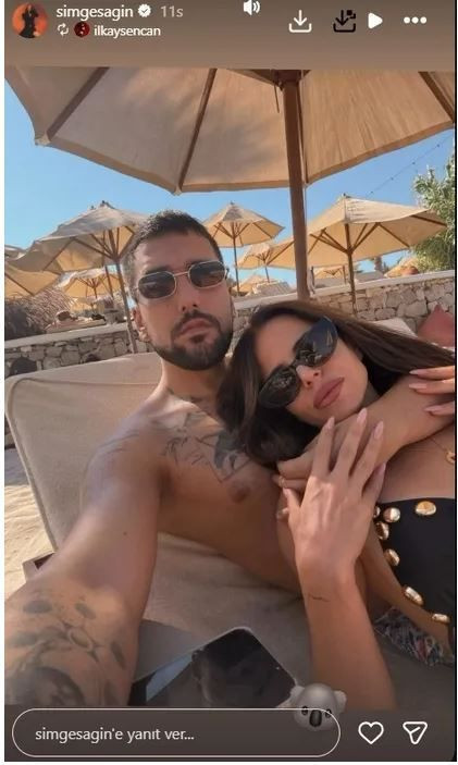 Simge Sağın ve İlkay Şencan aşkı tam gaz devam ediyor: Koala emojili aşk pozu olay oldu - Resim: 6