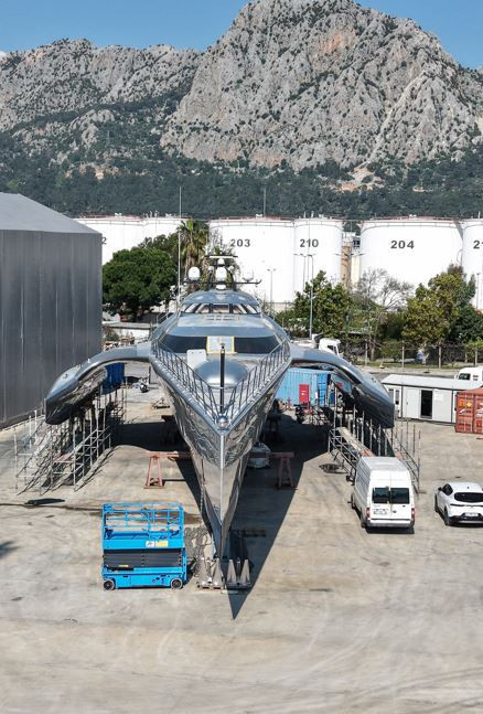 Dalgalara meydan okuyan Galaxy yatlar Antalya’ya indi: Dünya’da sadece iki tane - Resim : 3