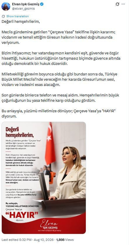 YENİ Partili 21 vekil çerçeve yasaya hayır dedi: Özgür Özel 'sorumluluklarıyla baş başa bırakıyorum' demişti - Resim: 23