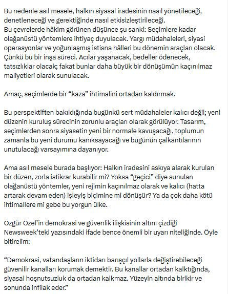 Prof. Dr. Ali Yaycıoğlu: CHP tasfiye edilmiyor aksine rejimin butik ortağına dönüştürülmek isteniyor - Resim : 2