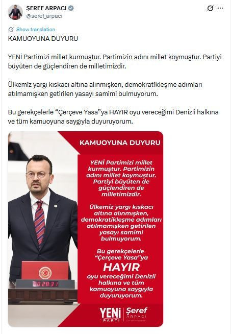 YENİ Partili 21 vekil çerçeve yasaya hayır dedi: Özgür Özel 'sorumluluklarıyla baş başa bırakıyorum' demişti - Resim: 17