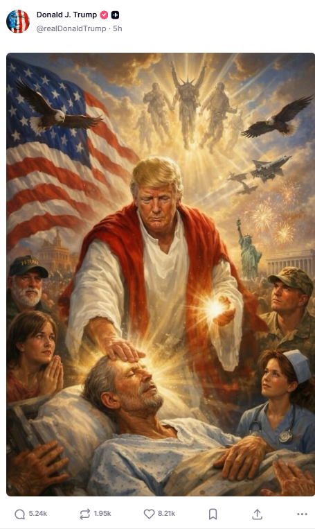 Trump &ouml;nce Papa'yı hedef aldı, sonra Hz. İsa oldu(!) - Resim : 1