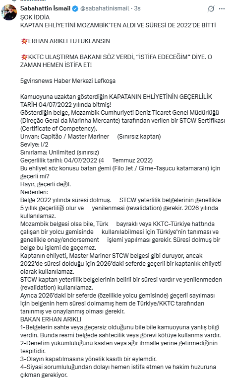 Filo Jet faciasında çarpıcı iddia: Kaptanın yeterlilik belgesi geçersiz miydi? - Resim : 2