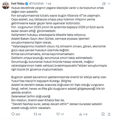 MHP'li Feti Yıldız'dan adalet vurgulu fon açıklaması - Resim : 2