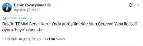 YENİ Partili 21 vekil çerçeve yasaya hayır dedi: Özgür Özel 'sorumluluklarıyla baş başa bırakıyorum' demişti - Resim: 5