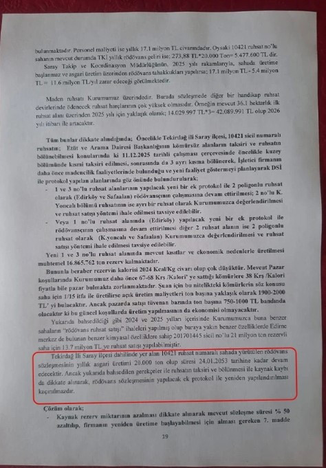 Maden sahaları özel sektöre mi devrediliyor? Belgeler ortaya çıktı - Resim : 3