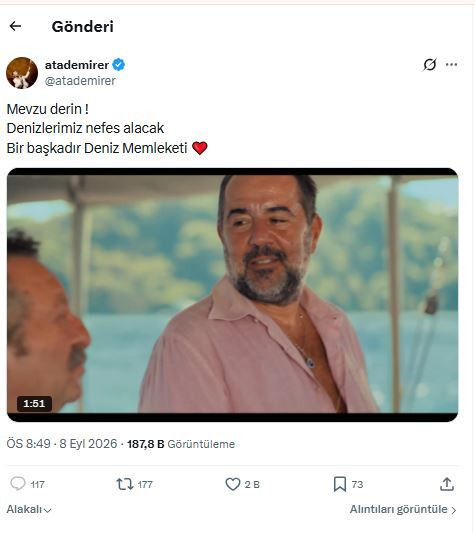 Ata Demirer'in bakanlık reklamına "Deniz Göktaş" tepkisi - Resim : 2