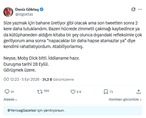 Deniz Göktaş 'Bir daha atamazlar' - Resim : 2