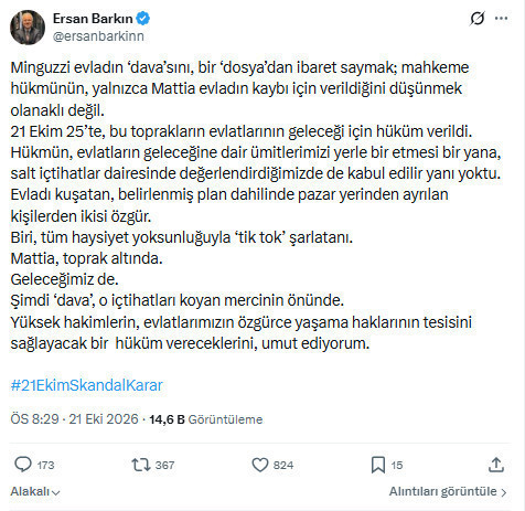 Avukat Barkın’dan çocukların geleceği için adalet çağrısı: Mattia toprak altında, geleceğimiz de - Resim : 6
