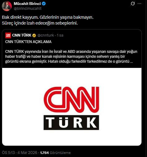 AKP’li isim CNN Türk’e kayyum istedi: Deprem görüntüsünü Tel Aviv diye kullanmışlardı - Resim : 1