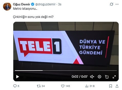 Gazetecilere &ouml;denek bulamayan TELE1 kayyumu kesenin ağzını reklam i&ccedil;in a&ccedil;tı - Resim : 1