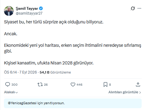 AK Partili Şamil Tayyar seçim için net tarih verdi - Resim : 2