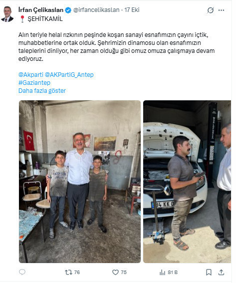 AK Partili vekil çocuk işçileri 'Alın teri' diye paylaştı: Sosyal medya ayağa kalktı - Resim : 1
