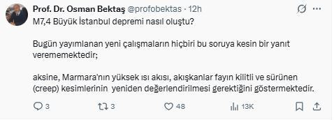 Prof. Dr. Osman Bektaş'tan ezber bozan Marmara depremi çıkışı - Resim : 2