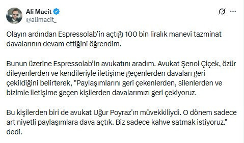 Boykot listesinden çıkarılan Espressolab vatandaşlara tazminat davası açıyor - Resim : 1