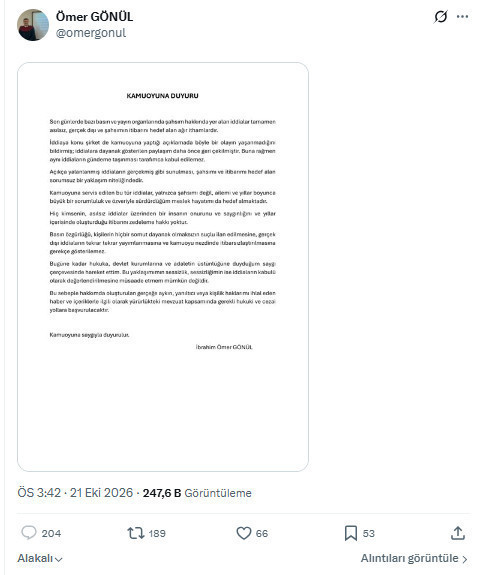 Eski SPK Başkanı İbrahim Ömer Gönül suskunluğunu bozdu: Hakkındaki iddialara yanıt verdi - Resim : 2