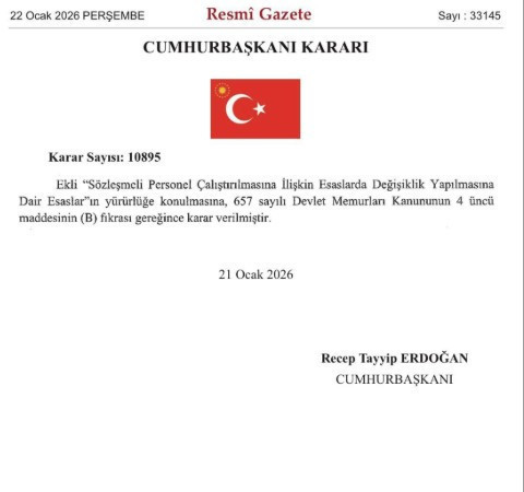 Sözleşmeli personele 'yarı zamanlı çalışma': Kimler yararlanamayacak? - Resim : 2