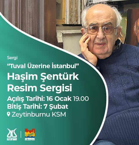 Zeytinburnu K&uuml;lt&uuml;r Sanat&rsquo;ta Haşim Şent&uuml;rk&rsquo;ten yeni sergi - Resim : 1