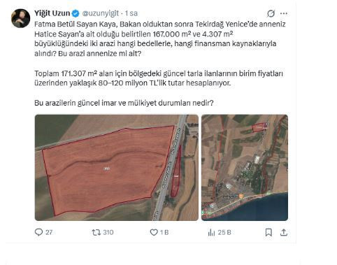 Belediye bursuyla okuyan Fatma Betül Sayan Kaya’nın ailesi gayrimenkul imparatoru çıktı - Resim : 2