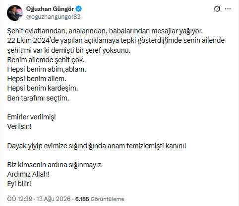 İYİ Partili Güngör'e 'Vurun, indirin' talimatı iddiası: Bahçeli'ye mektup ve polis koruması - Resim : 1