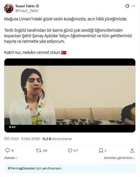 Şehit Aybüke öğretmen unutulmadı: Siyasilerden ortak ses - Resim : 2