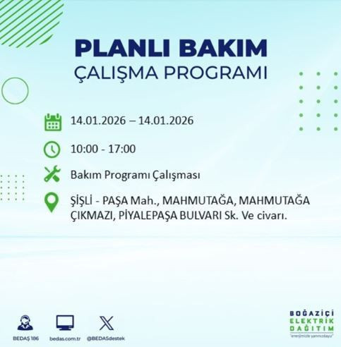 İstanbul’da dev elektrik kesintisi: Hangi ilçeler etkilenecek? - Resim: 10