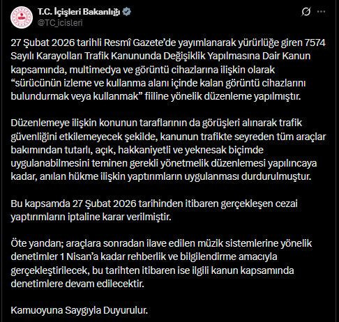 Milyonlarca araç sürücüsünün ilgilendiren karar: O cezalar iptal edildi - Resim : 1