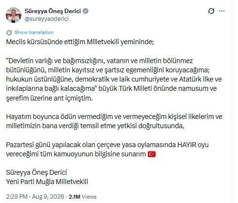 YENİ Partili 21 vekil çerçeve yasaya hayır dedi: Özgür Özel 'sorumluluklarıyla baş başa bırakıyorum' demişti - Resim: 4
